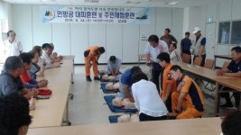 삽교읍, 을지훈련연계 심폐소생술 교육 등 주민체험훈련 실시