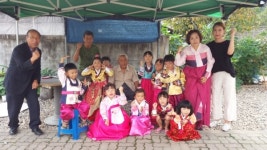 금산부리초병설유치원, 추석맞이 면내 최고령(97세) 할아버지 댁을 방문