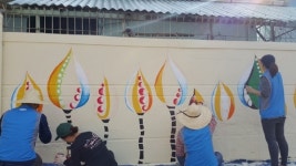 온양2동, 벽화그리기로 우리 동네가 달라졌어요!