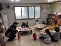 논산소방서, 지역아동센터 방문 주택용소방시설 설치 안내