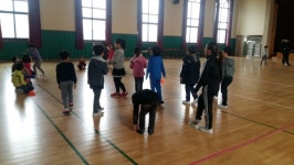 논산 채운초, 아침운동으로 건강하게 시작