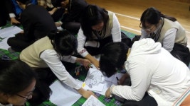 공주정명학교, 경천중학교와 통합교육 실시