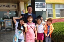 당진 한정초, 예술꽃 씨앗학교 현판식 가져