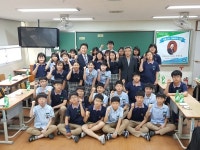 대전시의회 박병철 교육위원장, 신탄진중에서 선배와의 대화시간 가져