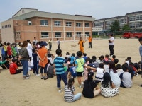 부여소방서, 궁남초등학교서 소방훈련 실시