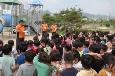 내포유치원, 내포119안전센터와 합동소방훈련 실시