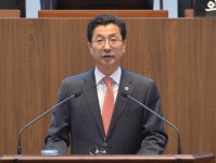 충남도의회 김종필 의원, 잘못된 결산안 승인 반대 주장