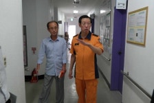 이일용 청양소방서장, 요양병원 지도 방문