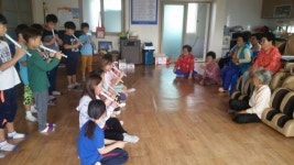 관창초, 경로당 봉사활동 실시