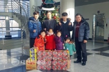 참좋은천인합기도, 온양4동에 후원물품 전달