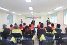 서산소방서, 해미전통시장 자율소방대 발대.