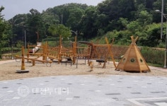 청양군, 백세건강공원 내 어린이 놀이터 신설