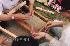 인류무형문화유산 한산모시짜기직접 체험한다