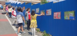 용두동, 3‧1운동 100주년 기념…서대전초 나라사랑 그림 80여점 전시