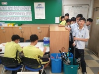 아산중, 우천 시 우산대여 시스템 운영