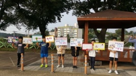 당진 북창초, 안전한 학교를 위한 등교맞이 행사