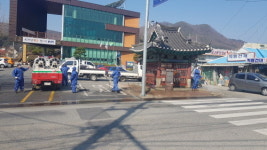 공주소방서 계룡면남성`여성의용소방대, 코로나19 방역 앞장