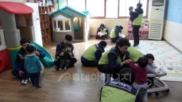 신고리2발전소 시운전기전팀, 울산양육원 봉사활동
