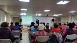 노인대학생 대상 가스안전교육 실시