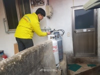 가스안전公 경남서부, 산청 모례경로당서 봉사활동 