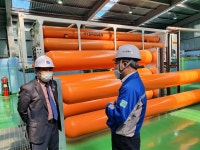 이연재 가스안전公 이사,  부산 NK수소충전소 안전점검