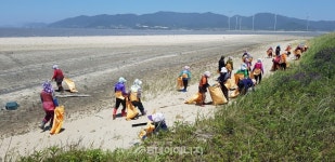 한빛원전本, 주변 바닷가 정화활동 시행
