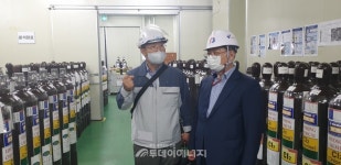 김광직 가스안전公 감사, 수소업체 백광산업 점검