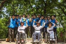 미래엔서해에너지, 당진 장애인산악회 휠체어 산행 지원