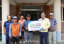 임해종 가스안전公 사장, 충북 최대 수해지역 찾아