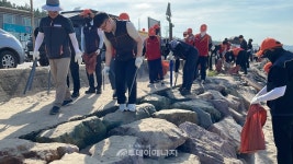 영남ES 포항, 용한서핑해변 플로깅 시행