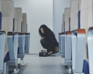 한강을 가로지르는 ‘한강버스’에서