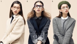 안경을 써도 예쁜 그녀, 스타일링 비결이 뭐야?