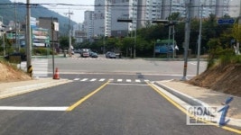 창원시 진해구, 용원택지 기존 삼거리 도로 사거리化 완료