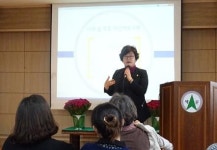 서울시의회 김영한 의원,  학교 현장속으로  세륜중학교 진학설명회에서 강의