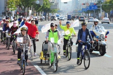 인천 부평구, 광복 70주년 기념 통일염원 부평자전거대행진 성료
