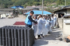 고흥교육청 사랑틔움 봉사단 연탄배달 봉사활동