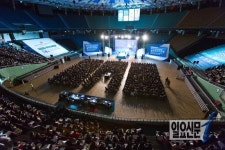 체육관 가득 메운 수능 가채점 설명회 인파