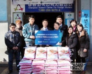 남창원농협 농수산물종합유통센터, NC다이노스 홈경기 득점 통해 ‘사랑의 쌀’ 전달