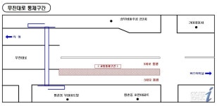 광주시 22일부터 무진대로 차량통행 추가 제한