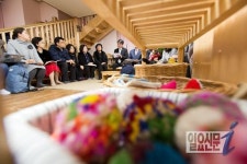 어린이집에서 열린 누리예산 삭감 간담회