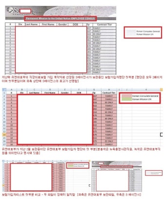 뉴욕특파원 상당수가 유엔 직원으로 위장해 직장의료보험 가입