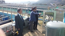 영천시, 정수장 유입조류 처리로 수돗물 냄새제거