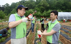 인천공항공사, 장봉혜림원 방문…대청소ㆍ환경정비