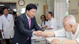 권선택 대전시장, 대전보훈병원 방문