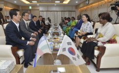 중아공 영부인 경북 교육 벤치마킹 …경북교육청 방문