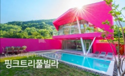 핫플레이스, 이색적 분위기 풀빌라 밀양 신축펜션 ‘핑크트리풀빌라’