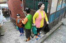부산사하구, 감천 아랫마을 예술작품 설치 완료