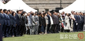 6·10 기념식 참석한 정·관계-민주화운동 인사들