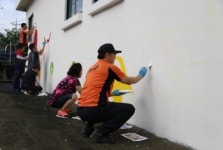 연천소방서, 주택용 소방시설 ‘벽화 그리기’이색 홍보