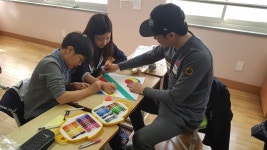 충남 천안오성초, 아빠와 함께하는 연 만들기 